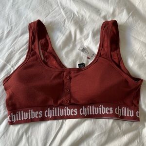 Lounge Sports bra with Padding. Never been worn.